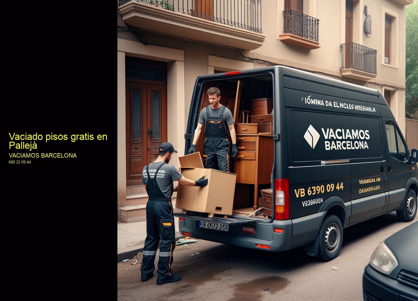 Vaciado pisos gratis en Pallejà