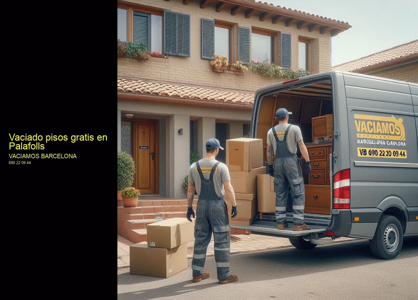 Vaciado pisos gratis en Palafolls