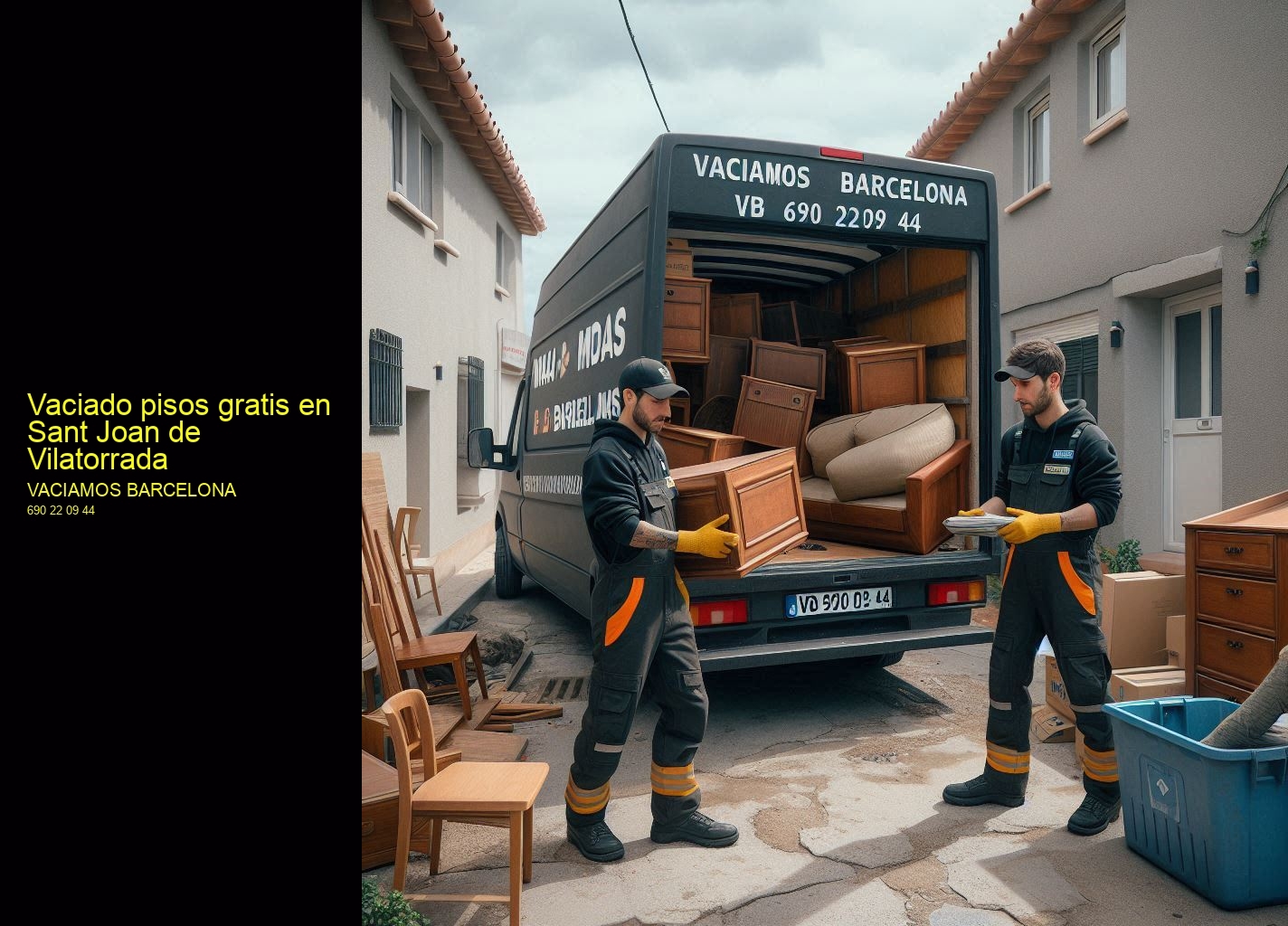 Vaciado pisos gratis en Sant Joan de Vilatorrada