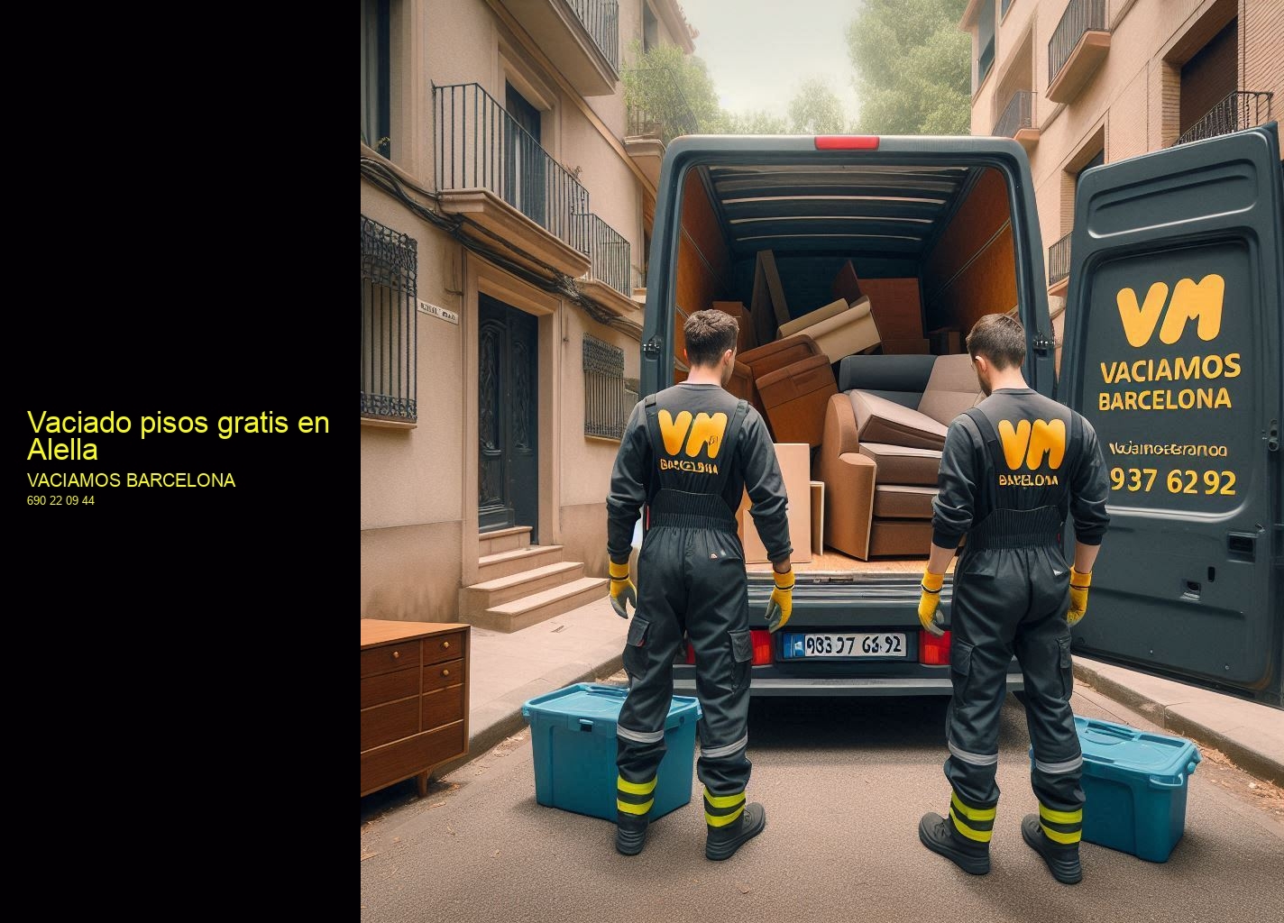 Servicio de mudanzas y vaciado de muebles