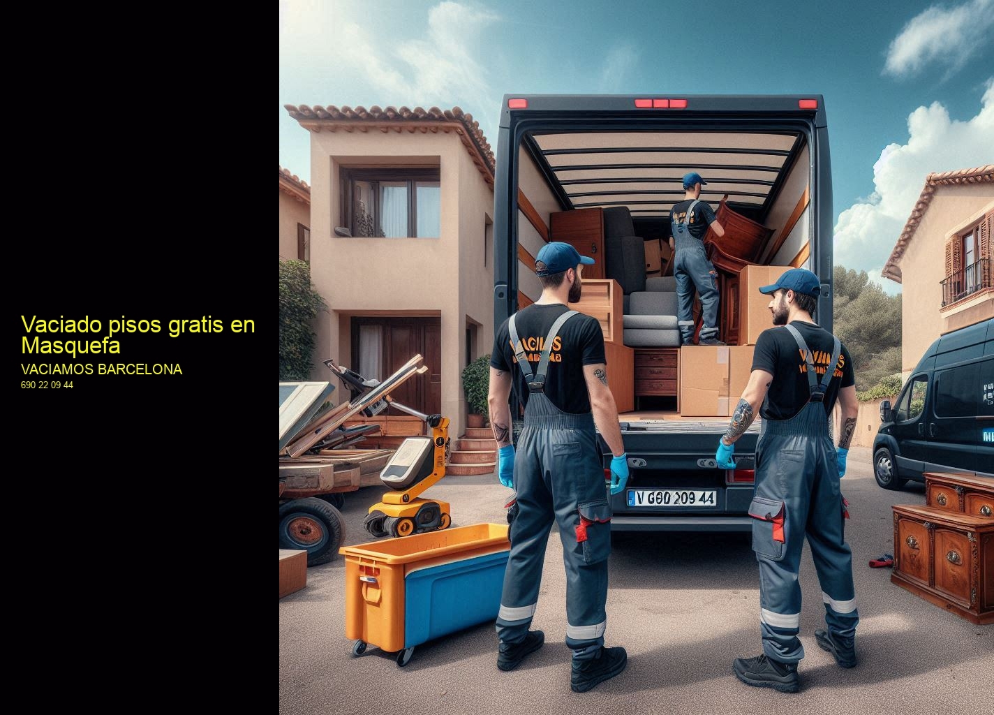 Servicio de mudanzas y vaciado de muebles