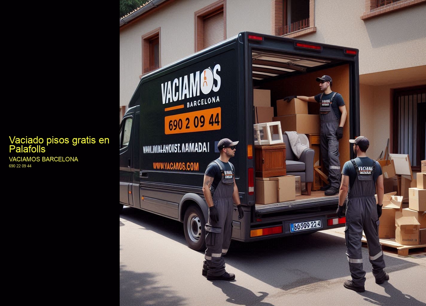 Servicio de mudanzas y vaciado de muebles
