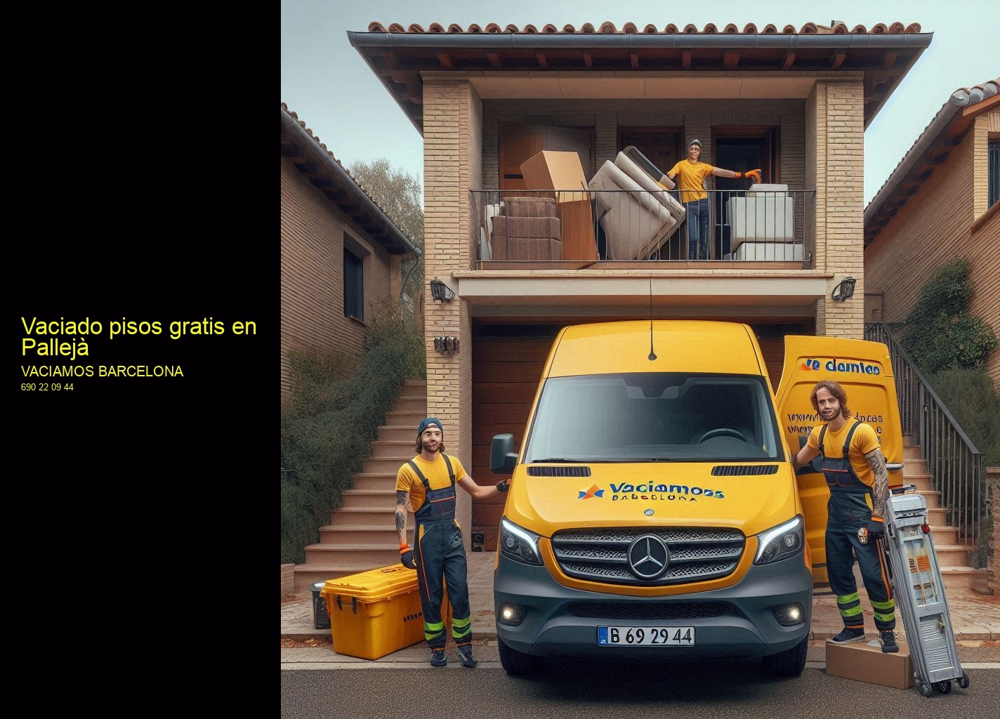 Servicio de mudanzas y vaciado de muebles