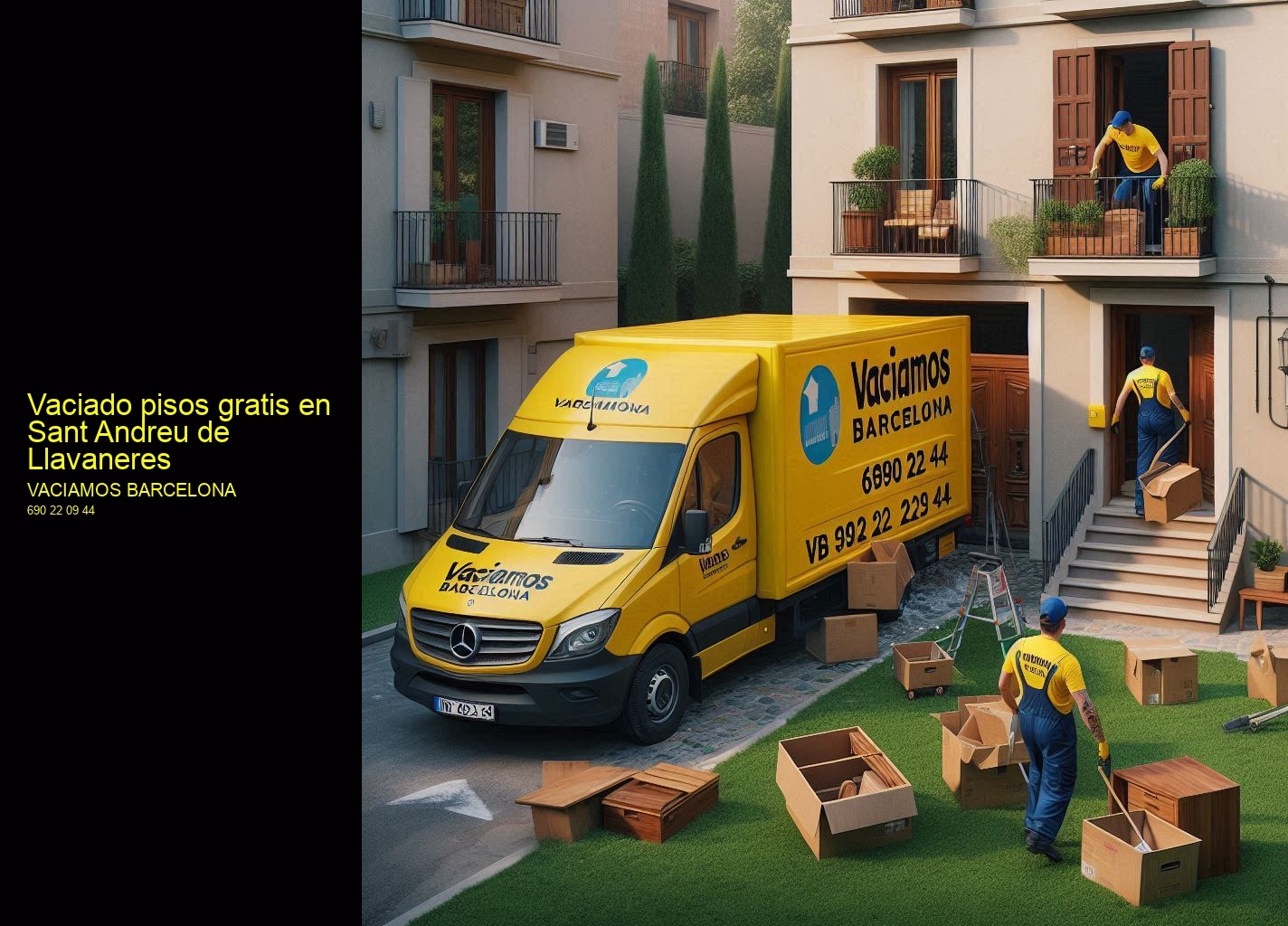 Servicio de mudanzas y vaciado de muebles