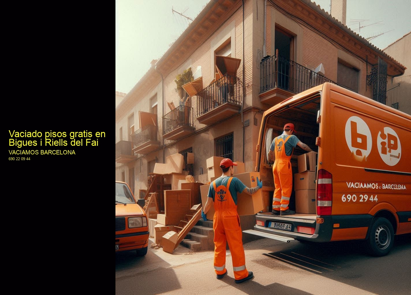 Vaciado pisos gratis en Bigues i Riells del Fai